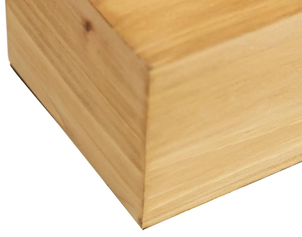Candeeiro de mesa rural madeira abajur branco - Valesca Rústico