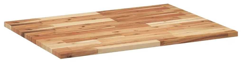 Tampo de secretária 80x60x2 cm acácia maciça acabamento a óleo