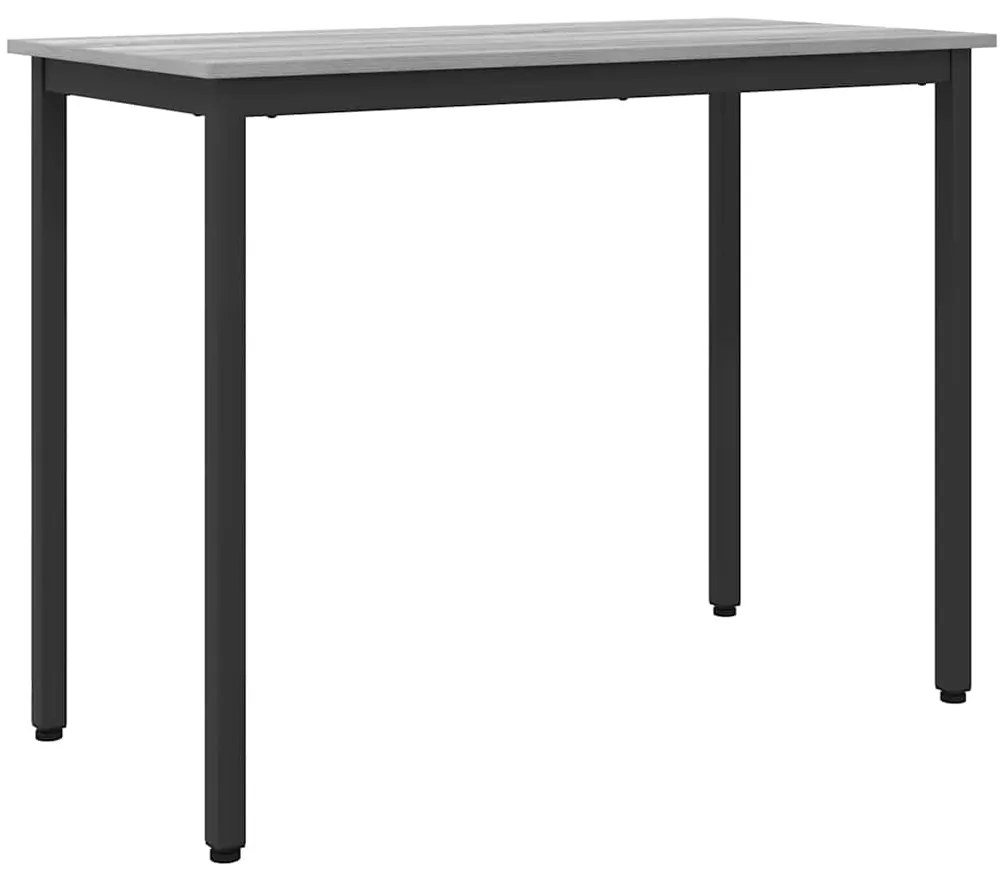 vidaXL mesa Cinza Sonoma 100 x 50 x 76,5 cm