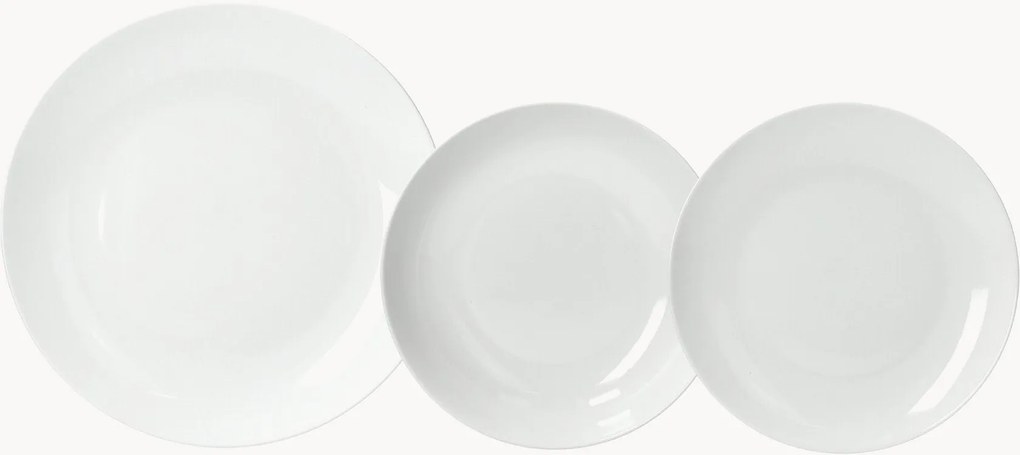 Conjunto de loiça Metropolis, 6 pessoas, conjunto de 18