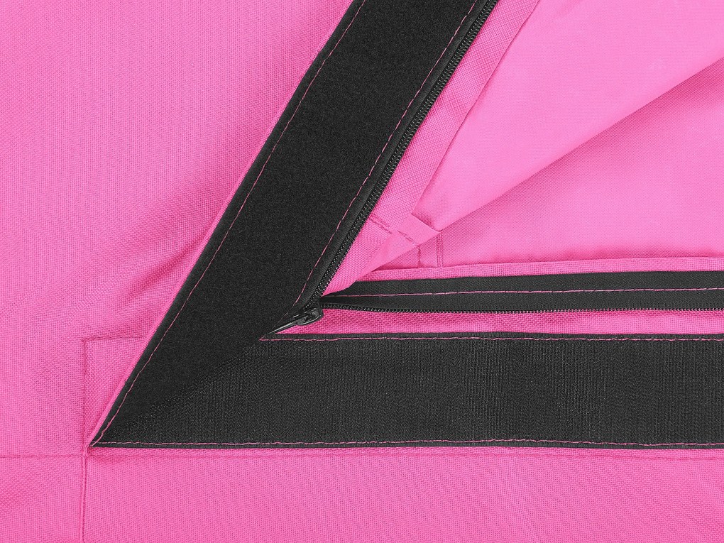 Pufe almofada XXL rosa fucsia 180 x 230 cm FUZZY Beliani