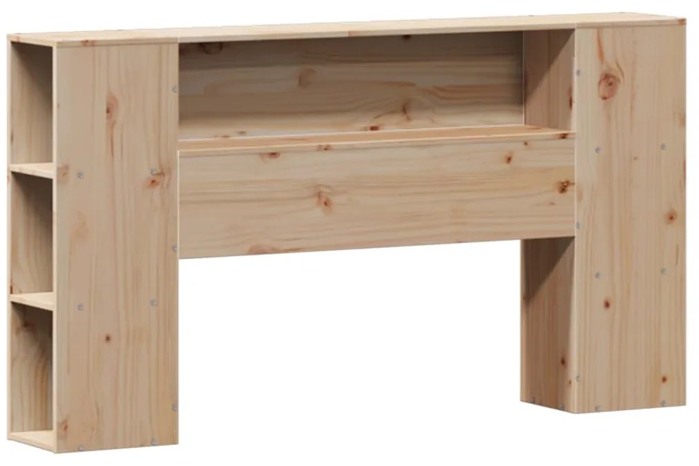 Cama com estante sem colchão 160x200 cm pinho maciço