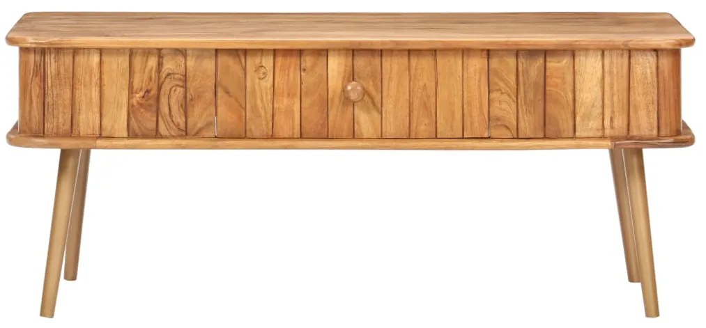 Mesa de centro 100x50x40 cm madeira de acácia maciça