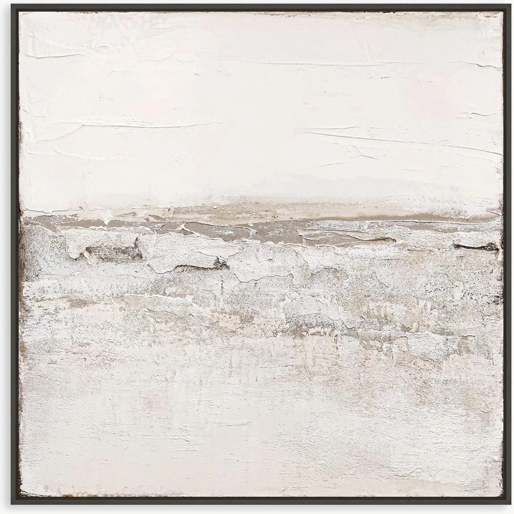 Quadro emoldurado pintado à mão Sandy