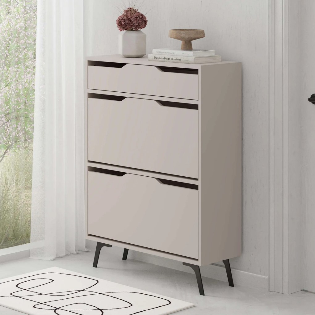 Hall Stand Berlin ABC – Nogueira – 180x200x35 cm