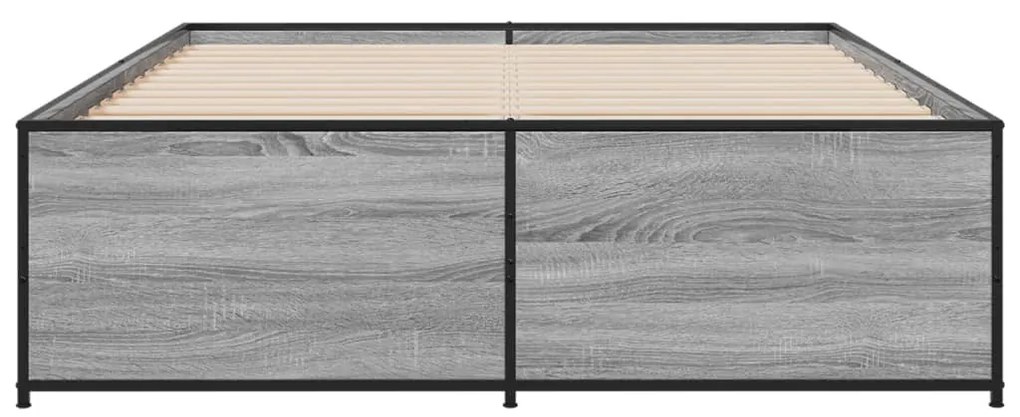 Estrutura de cama 120x190 cm derivados madeira/metal