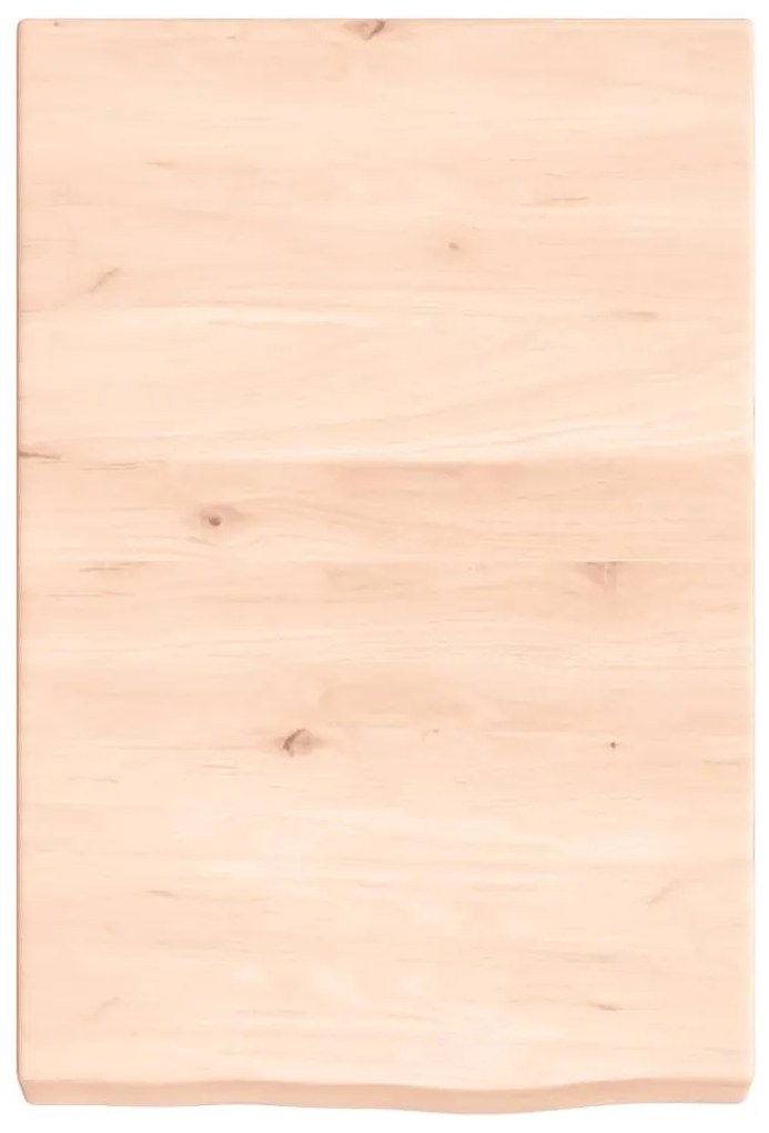 Prateleira de parede 40x60x(2-6) cm carvalho maciço não tratado