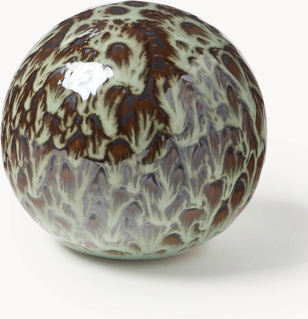 Objeto decorativo artesanal com esmalte reativo Balou