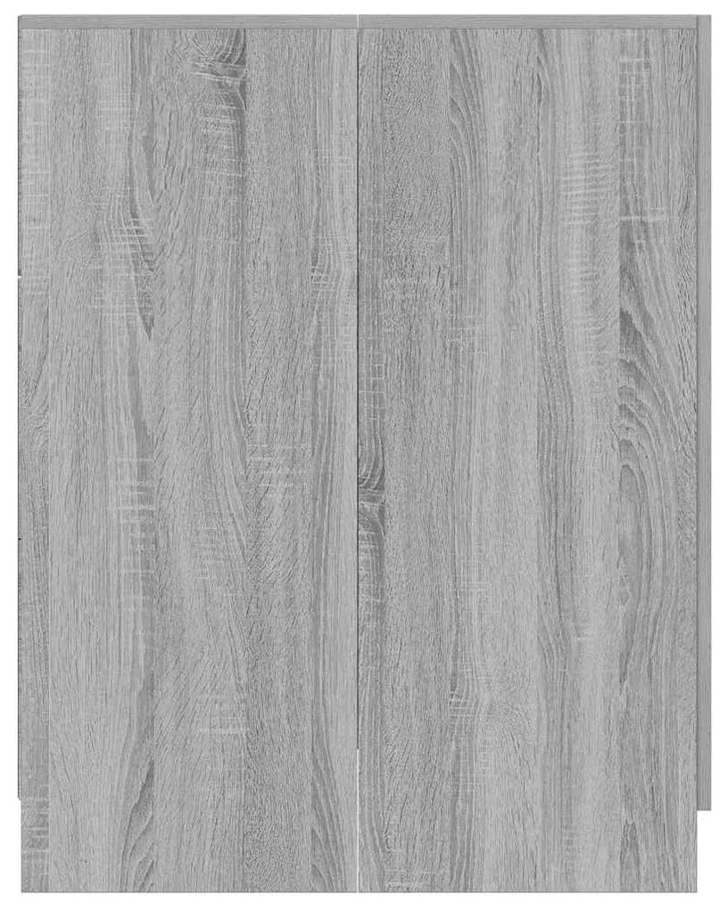 Armário máquina de lavar roupa 71x71,5x91,5 cm sonoma cinza