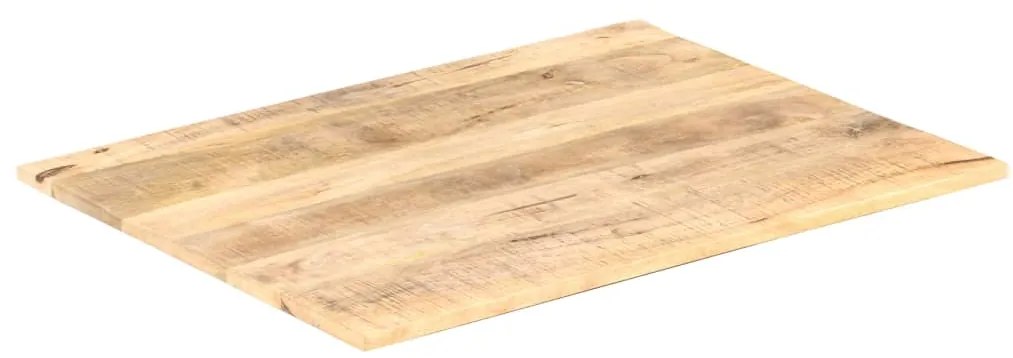 Tampo de mesa madeira de mangueira maciça 15-16 mm 70x60 cm