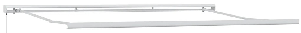 Toldo Retrátil Manual Branco 500x300 cm