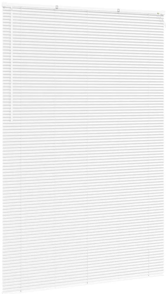 Persiana de Janela com cortinas Outros Manual Branco 140 x 220 cm Alum