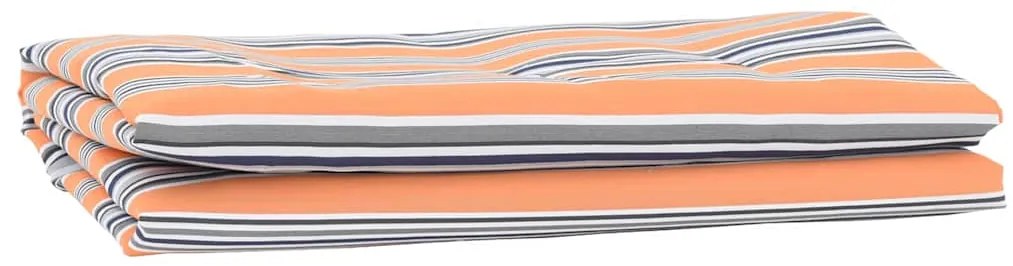 vidaXL Substituição de Toldos Azul e Laranja 1000 x 160 cm