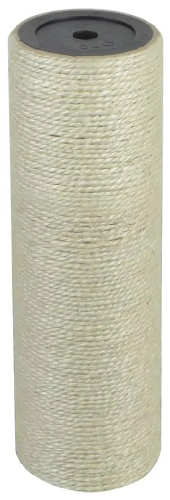 vidaXL Arranhador para gatos 8 x 25 cm 10 mm bege