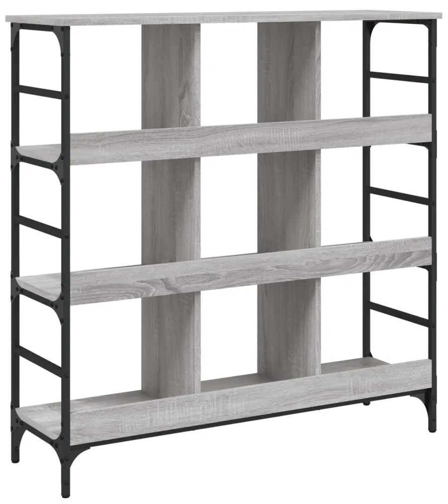 Aparador 102x32x103,5 cm derivados de madeira cinzento sonoma