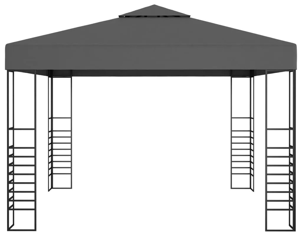 Tenda de jardim 3x3m antracite