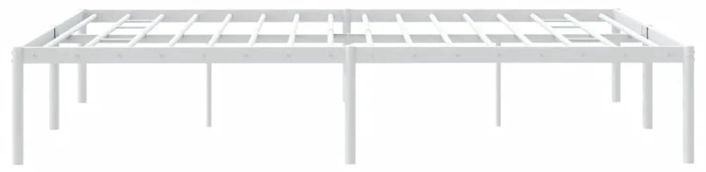 Estrutura de cama 140x200 cm metal branco