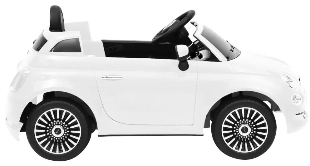 Carro elétrico de criança Fiat 500 branco