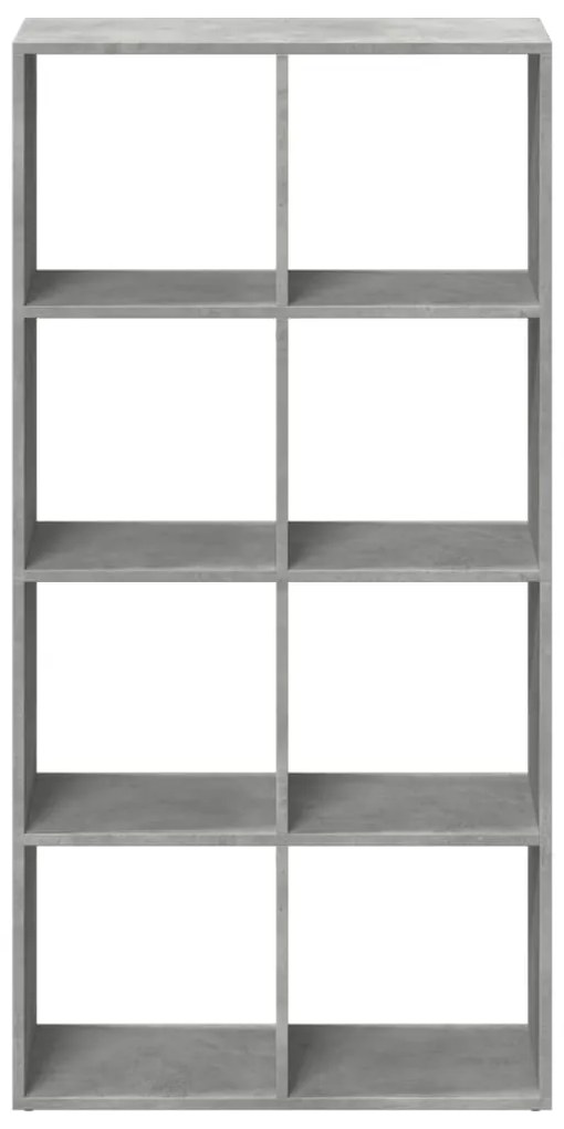 Estante divisória 69,5x29x137,5 cm deriv. madeira cinza cimento