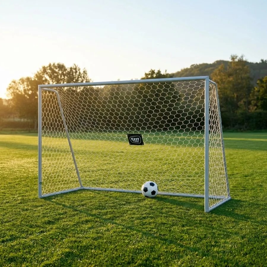 Baliza de futebol em alumínio Scala 300 x 200 cm - branca