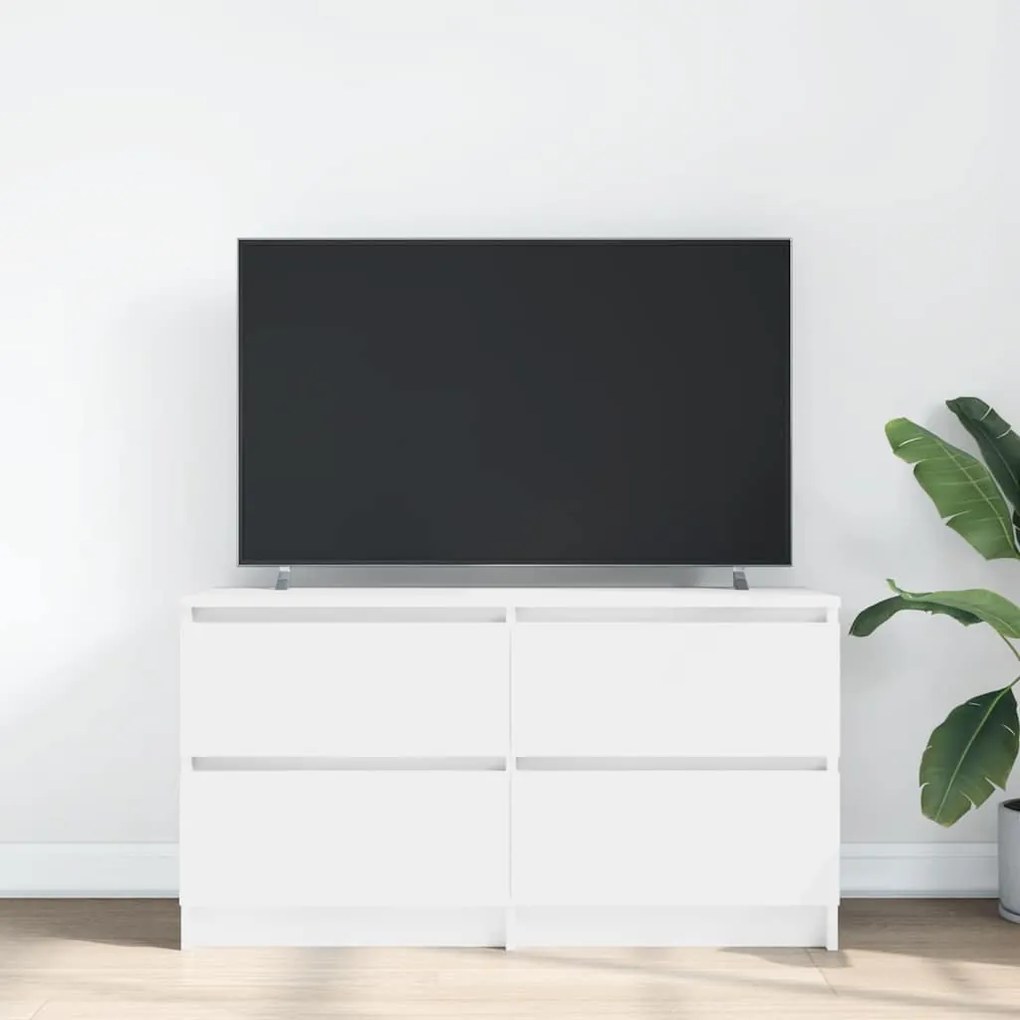Móvel de TV 100x35x54 cm derivados de madeira branco