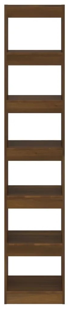 Estante/divisória 40x30x198 cm cor carvalho castanho