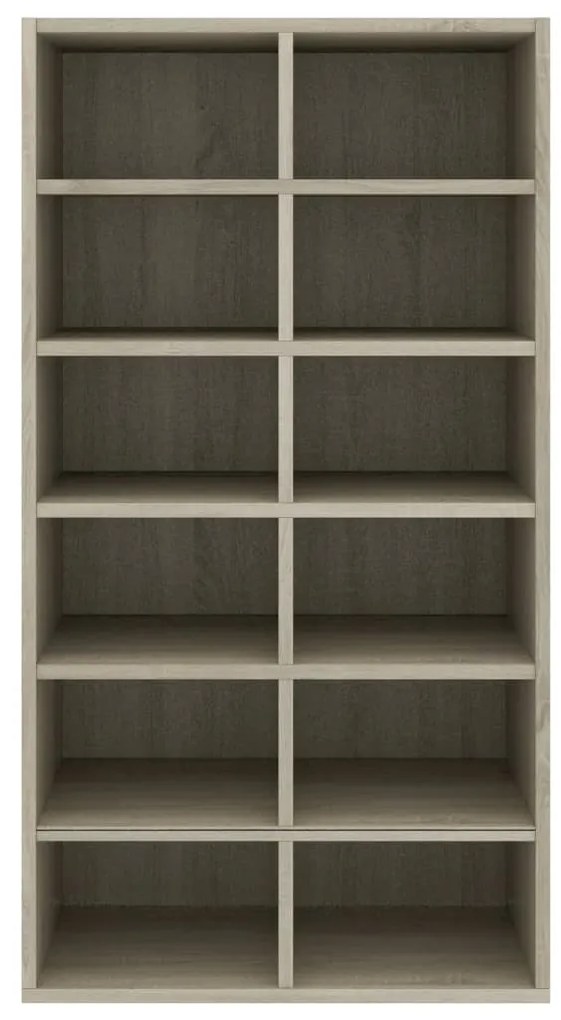 Sapateira 54x34x100,5 cm derivados de madeira cor carvalho