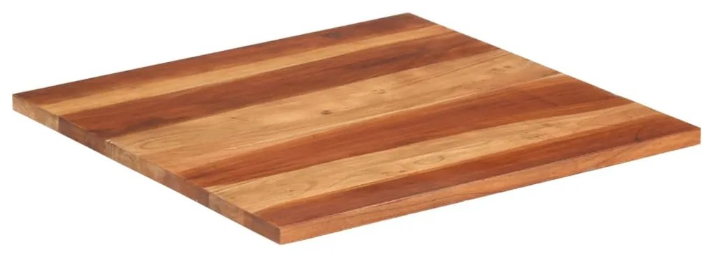Tampo de mesa madeira de acácia maciça 25-27 mm 70x70 cm