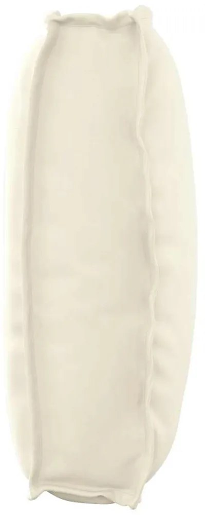 Almofada de Palete para Assento e Costas Creme 120 x 50 x 12 cm Tecido