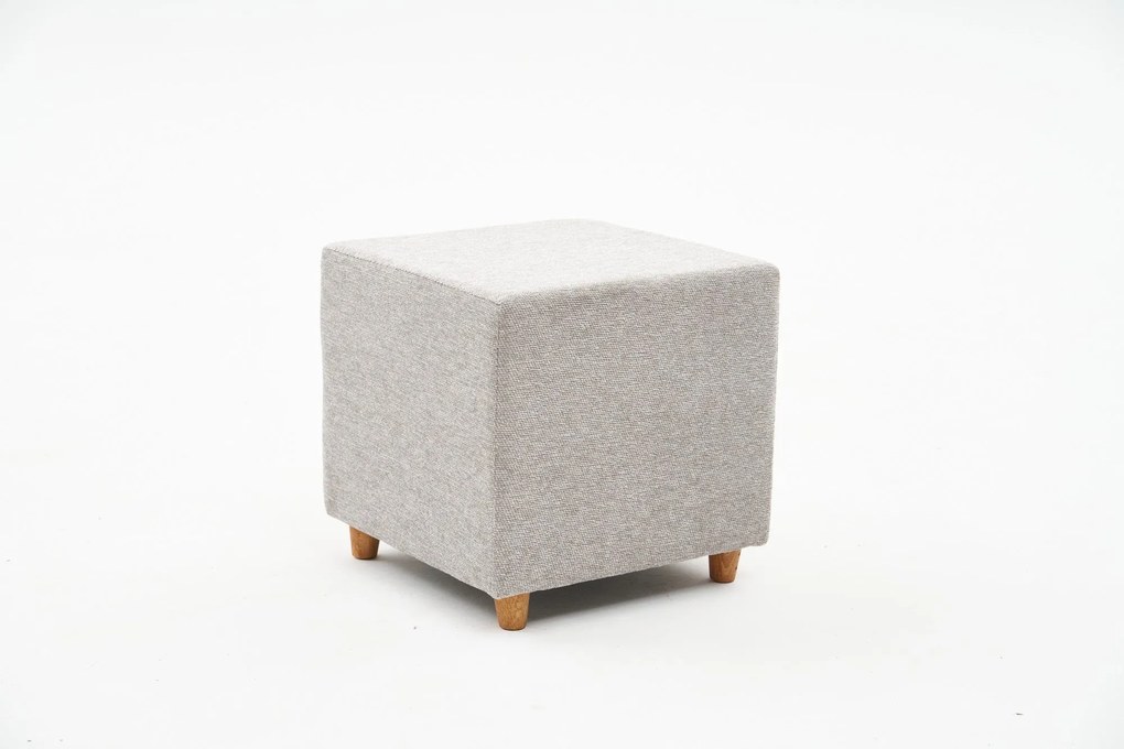 Pouffe Ranma Gabbana – Cream – 40 cm x 40 cm x 40 cm