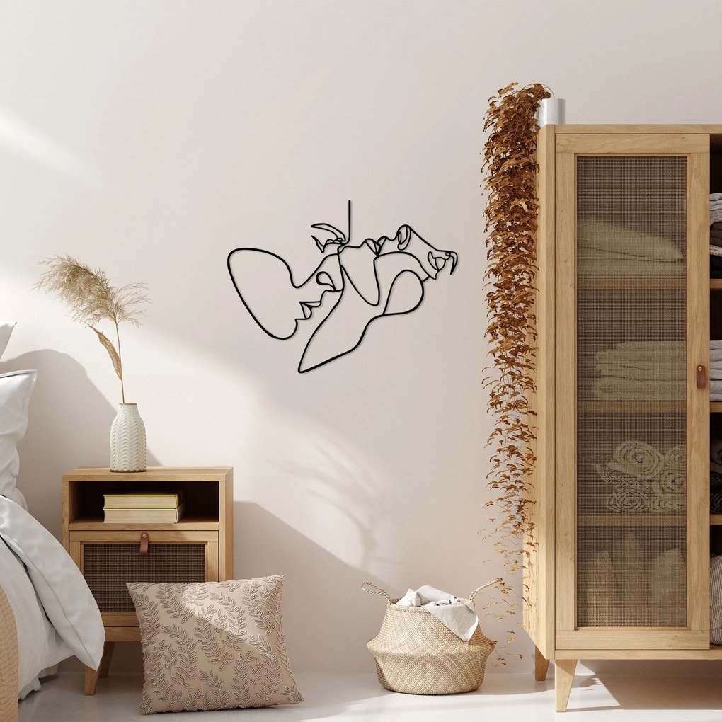 Acessório Decorativo de Parede Model-490 – Preto – 70 x 52 cm