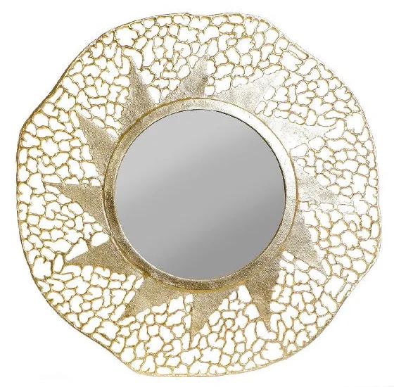 Espelho de parede DKD Home Decor Alumínio Cristal Dourado (88 x 1.5 x 87 cm)