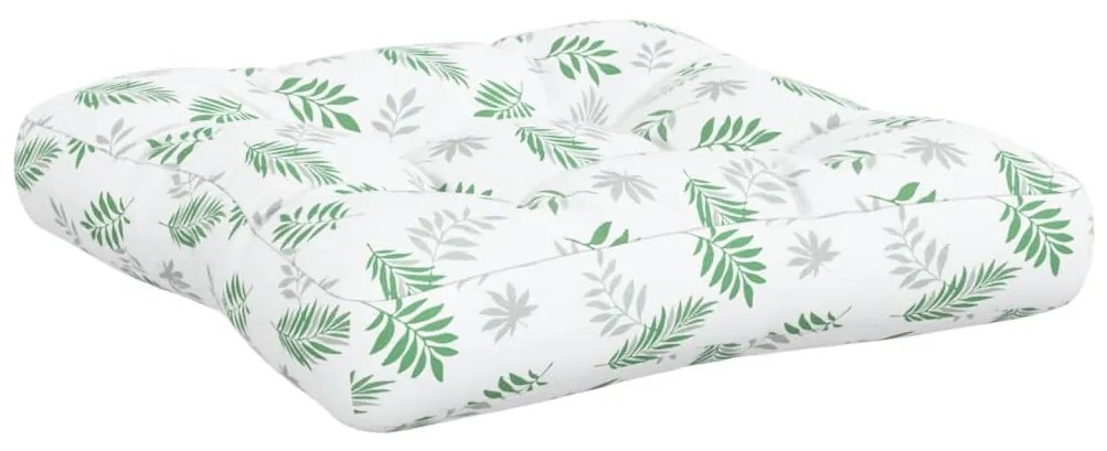 Almofadões p/ móveis paletes 3 pcs tecido oxford padrão folhas