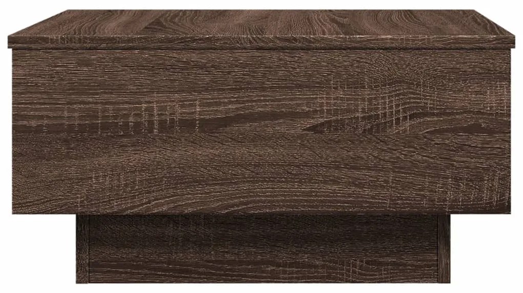 Mesa de centro 60x45x31 cm derivados madeira carvalho castanho