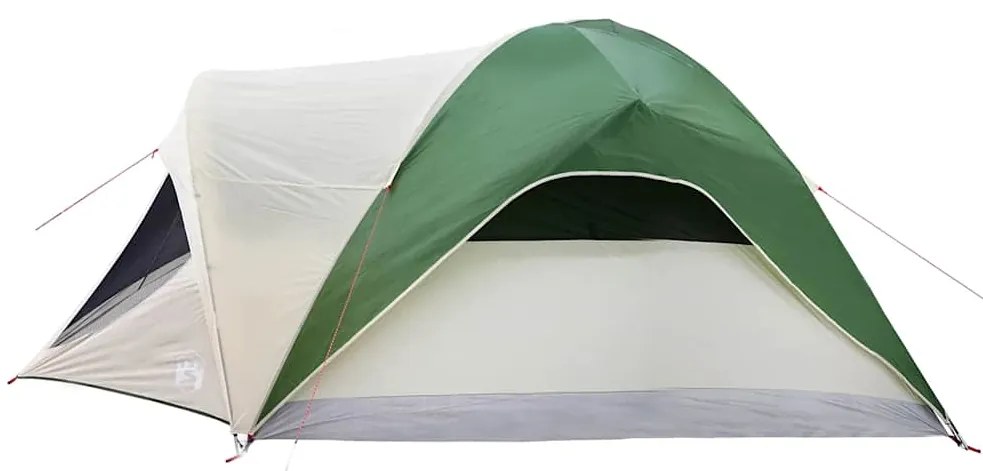 Tenda familiar estilo cabana para 6 pessoas impermeável verde
