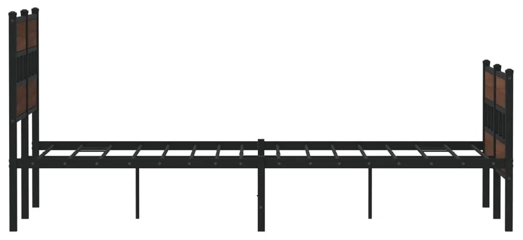 Cama sem colchão com cabeceira e pés 120x200 cm