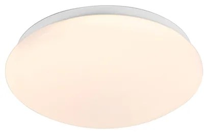 Candeeiro de teto moderno branco 26 cm com LED - Iene Moderno