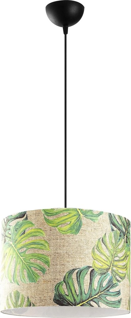 Candeeiro de Teto Abajur – Multicolor – Diâmetro 40 cm, Altura 124 cm