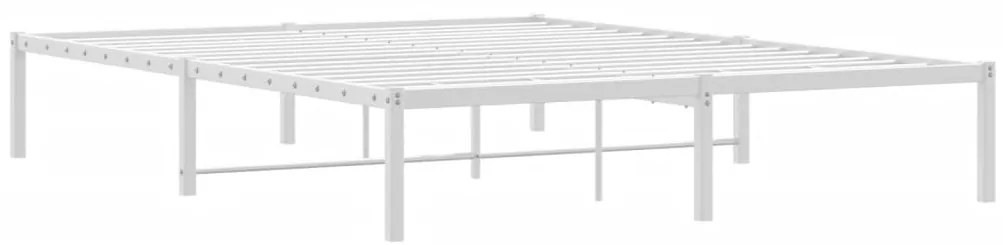 Estrutura de cama 160x200 cm metal branco