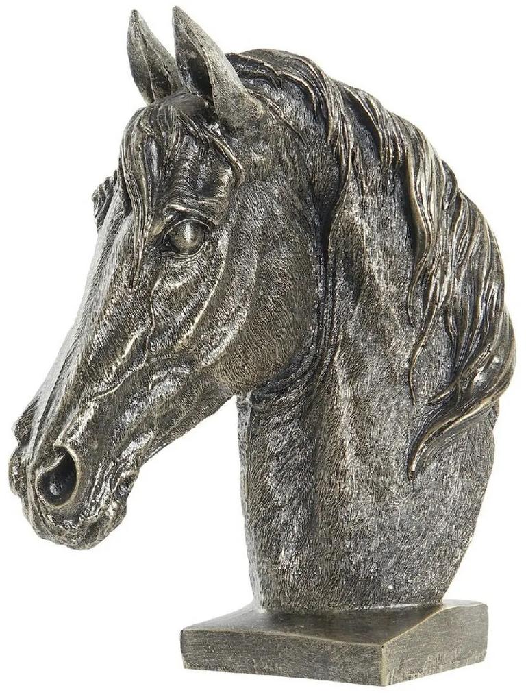 Figura Decorativa DKD Home Decor Resina Cavalo (21 x 13 x 28 cm)