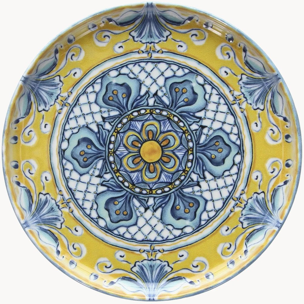 Pratos de sobremesa em porcelana Positano, conjunto de 6