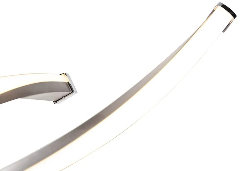 Candeeiro de suspensão moderno em aço com LED e dimmer - Paulina Moderno