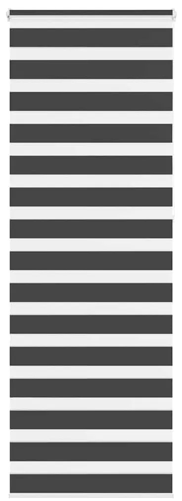 vidaXL Cortina de zebra 80x230 cm largura do tecido 75,9 cm poliéster