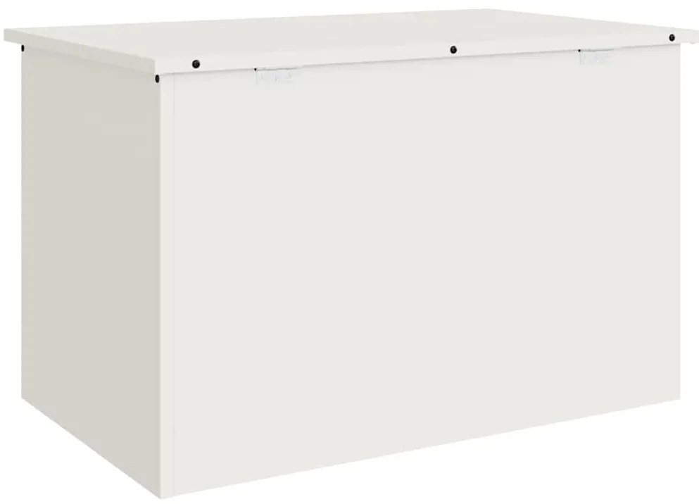 Caixa de Armazenamento Externa Branco 80 x 50.5 x 50 cm