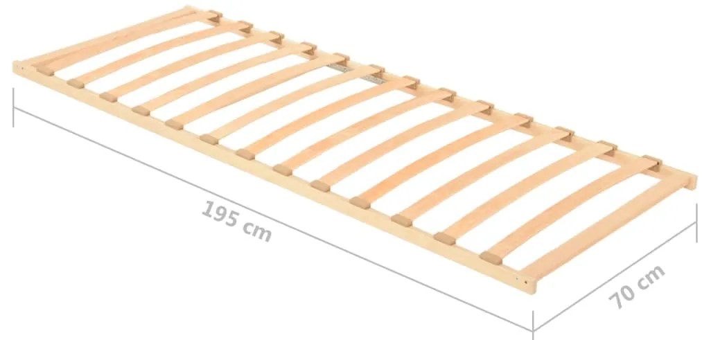 Estrado de ripas com 13 ripas 70x200 cm