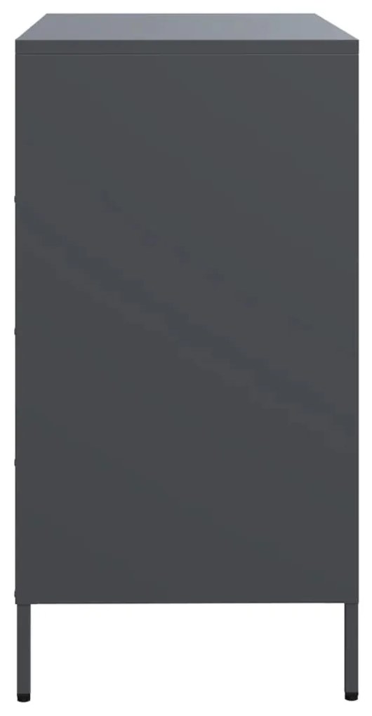 Aparador 68x39x73,5 cm aço laminado a frio antracite