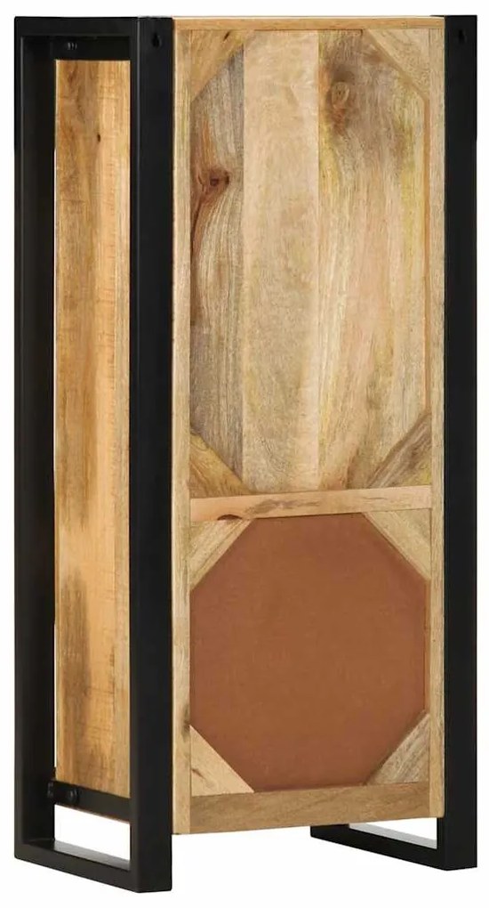 Armário de casa de banho 40x30x90 cm mangueira maciça áspera
