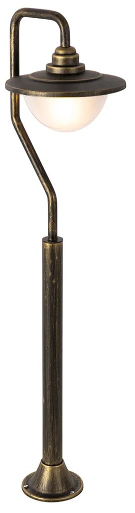 Lanterna de exterior clássica ouro antigo 100 cm IP44 - Bruges Clássico / Antigo