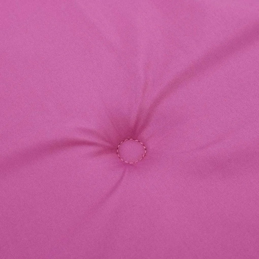 Almofadões p/ cadeira encosto alto 6 pcs tecido oxford rosa