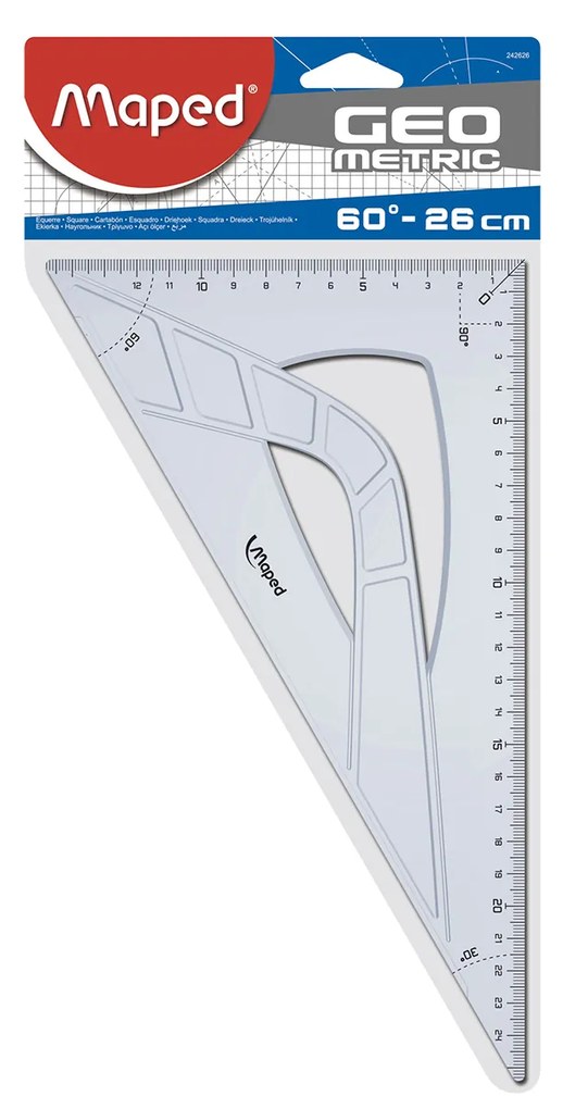 Esquadro Maped Geometric 26cm / 60°